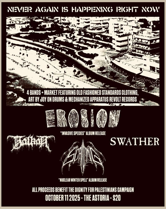 SAT OCT 11: EROSION album release at Astoria