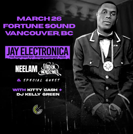 Jay Electronica - Vancouver BC - March 26 2026 - Fortune Sound Club